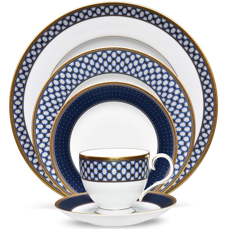 Noritake Blueshire 5-Piece Place Setting, Service for 1 - Image 1